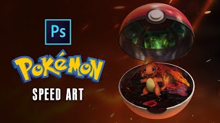 Making Pokemon In Photoshop  Microworld  Photo Manipulation  Speed Art [upl. by Elmira]