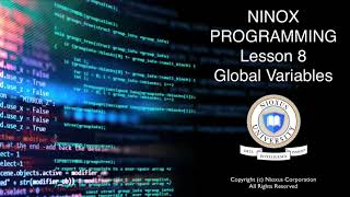 108  Programming Ninox  Global Variables [upl. by Barnebas]