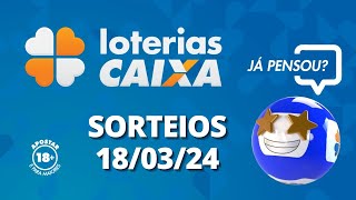 Loterias CAIXA  18032024 [upl. by Ailene]