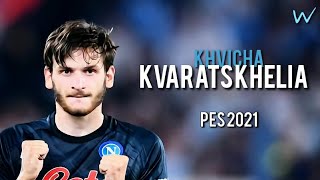 Khvicha Kvaratskhelia  9 Cópias de Base amp Minifaces • Napoli • PES 201921 [upl. by Eecal]