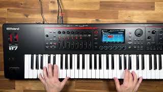 Roland Fantom07 Sound Demo NoTalking [upl. by Siclari805]