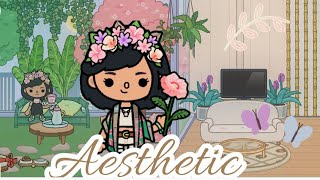 TOCA BOCA🍂🍃aesthetic beige 🍂toca life world ROTINANYC apartment desingtoca house ideas [upl. by Ailesor]