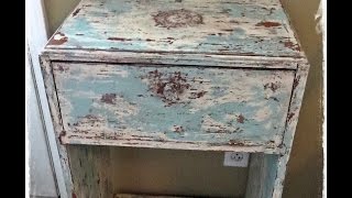 How to get a shabby distressed paint finish [upl. by Anertak]