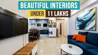 2BHK Home Interior Design  Detailed HOME TOUR MODERN CONTEMPORARY House in INDIA [upl. by Inhoj]