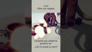 3vs3 Elfos con regalo  Totally Accurate Battle Simulator gaming tabs funny memes roblox [upl. by Norramic]