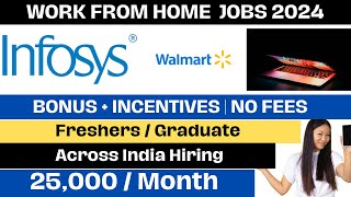 2 Company Off Campus Hiring 2024  Freshers Jobs  Infosys Jobs  Walmart Jobs  Salary  25k [upl. by Mirak]