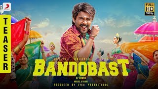 Bandobast  Official Teaser  Suriya Mohan Lal Arya  K V Anand  Harris Jayaraj  Subaskaran [upl. by Wilone]