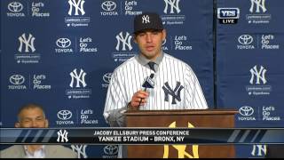 New York Yankees Press Conference  Jacoby Ellsbury 2013 [upl. by Deirdre860]