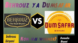 The Ultimate Biryani Comparison  Behrouz Biryani vs Dumsafar Biryani  Detailed review [upl. by Divaj]