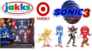 NEW Jakks Pacific Sonic The Hedgehog 3 Movie Figures Revealed [upl. by Nesaj]