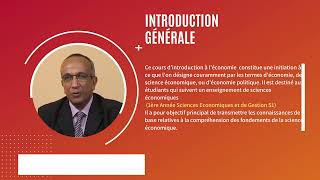 Introduction Générale S1 [upl. by Cornia]