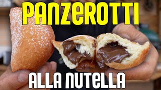 PANZEROTTI alla NUTELLA  IMPASTATI a MANO FACILISSIMI e pronti in POCHISSIMO ⏰ [upl. by Krm]