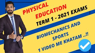 BioMechanics and Sports  Class 12  Physical education  Term 1  One shot lecture 1 [upl. by Oiramel]