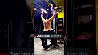 Lat pulldown mistakes you need to stop doing [upl. by Amelita]