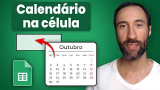 Calendário Dentro da Célula no Google Planilhas [upl. by Illib]