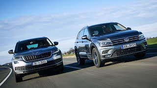 2018 Skoda Kodiaq vs 2018 Volkswagen Tiguan Allspace [upl. by Vitoria]