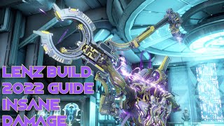 Warframe Lenz Build 2022 Guide 4 forma Insane Damage [upl. by Josephson]