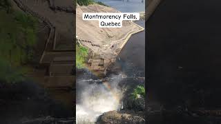 Montmorency falls quebec waterfall [upl. by Enerehs]