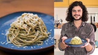 MACARRÃO AO MOLHO PESTO  Cozinha Básica [upl. by Richardo]