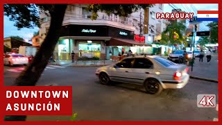 4K Walking tour Asunción 🇵🇾  Downtown  Paraguay 2022 [upl. by Suoicserp868]