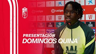 Rueda de prensa de presentación de Domingos Quina [upl. by Drusy]