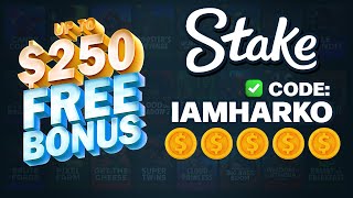 Stake Promo Code  Stake US Promo Code 2024  UP TO 250 FREE BONUS [upl. by Tadich]