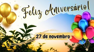 14 de novembro🌺Linda mensagem pra você🎁FELIZ ANIVERSÁRIO [upl. by Rattan529]