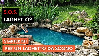 LAGHETTO DA GIARDINO  Starter kit per Mini Pond 🌊🌟 [upl. by Aneetak]