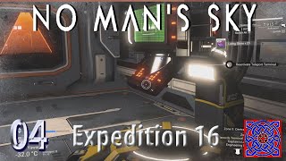 Derelict Freighter  No Mans Sky Expedition 16  Cursed Update   04 [upl. by Shandie]