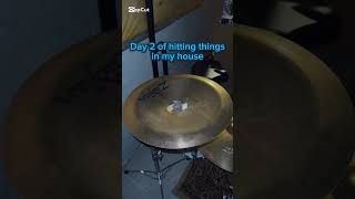 Enjoy the sound of my China cymbal drums cymbals zildjian zildjiancymbals day2 capcut china [upl. by Genie]