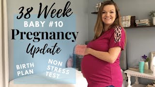 Pregnancy Update with Baby 10  38 Week Update  Large Family Mom [upl. by Lindgren]