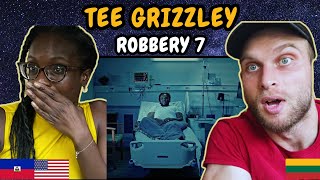 REACTION TO Tee Grizzley  Robbery 7 Music Video  FIRST TIME HEARING [upl. by Kikelia216]