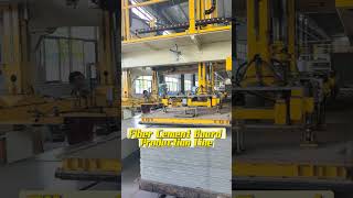 Fiber Cement Board Production Line Process Fiber Cement Sheet Stacker factory fibercementboard [upl. by Brittani]