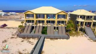 Navarre Beach Florida Drone Real Estate Video quotA Shore Thingquot Vacation Rental [upl. by Nylahsoj]