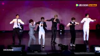 中字live150629 BOYFRIEND보이프렌드  Dont touch my girl 내 여자 손대지마 2015上海演唱会 [upl. by Eiddam]