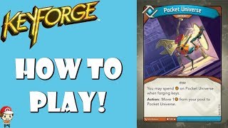 How to Use Pocket Universe amp Safe Place in Keyforge [upl. by Naras]