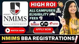 ✅NMIMS BBA Admission 2024 NPAT Exam Date Out BBA Registration Eligibility Placement bba viral [upl. by Halilak]