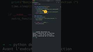 Les Décorateurs en Python 🤯 [upl. by Atiuqihc89]