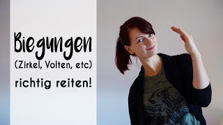 Biegungen richtig reiten  So klappts mit Zirkel Volte und Co [upl. by Aneeres]