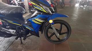 Modenas Kriss 110 2019 Blue Walkaround [upl. by Adalbert951]