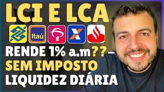 MELHORES LCI LIQUIDEZ DIÁRIA NOS BANCÕES e BANCOS DIGITAIS LCI Melhores Investimentos Renda Fixa [upl. by Skippie]