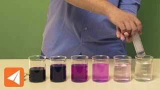 Potassium permanganate and dilution  Molecular Structure  Chemistry [upl. by Ymij]