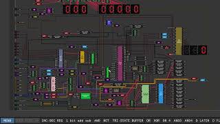 Digital Logic Sim Programmable 8bit computer [upl. by Ahsiemaj]