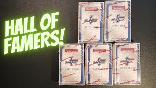 55 Hall of Famers 2021 Jersey Fusion All Sports Blaster Box x5 [upl. by Merritt]