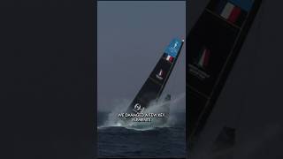 Nosediving in the Red Sea… americascup ac37 sailing pitchpole nosedive capsize [upl. by Ebocaj]