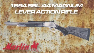 Marlin Model 1894 SBL 44 Magnum Lever Action Rifle  161quot [upl. by Nnylatsirk]