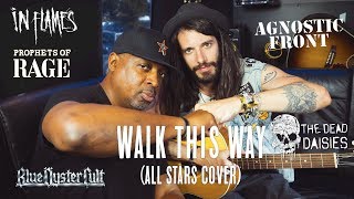 Walk this way  All Stars Cover  CHUCK D IN FLAMES BLUE ÖYSTER CULT  Hellfest 2017 [upl. by Jona]