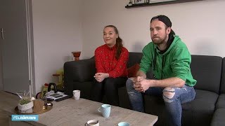 Bram en Kaylee huren huis dat ze straks gaan kopen Ideaal dat we er al in zitten  RTL NIEUWS [upl. by Ardnalac]