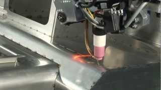 Motoman TIG welding robot with MotoSense vision system [upl. by Eenrahc308]