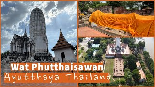 Wat Phutthaisawan วัดพุทไธสวรรย์  Built in 1353 With Drone Footage  Ayutthaya Thailand 2024 [upl. by Omlesna]